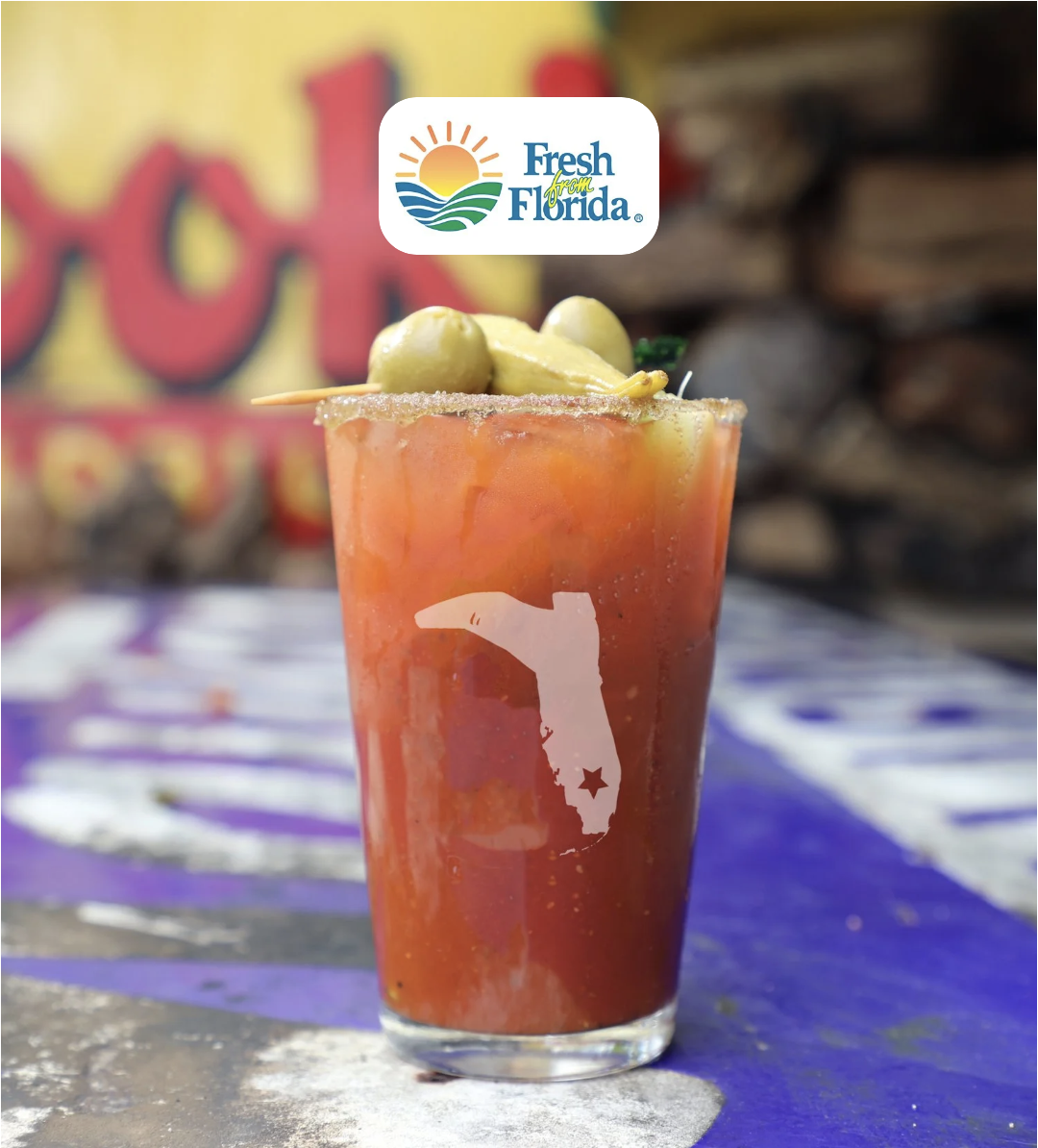 Bloody Mary mix fresh from FLA Cracker