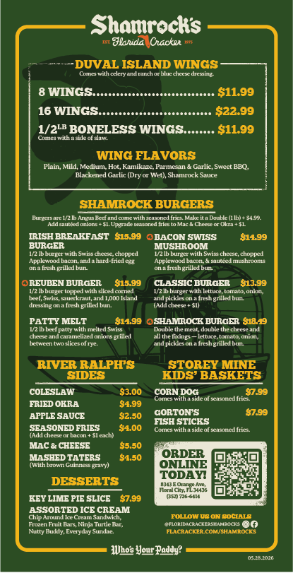 Shamrocks-Menu2.webp