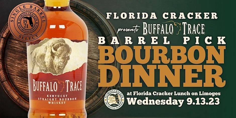Florida Cracker Presents Buffalo Trace Barrel Pick Bourbon Dinner.webp