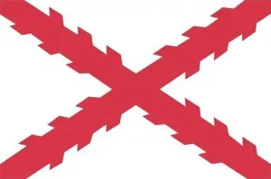 The Burgundian saltire flag